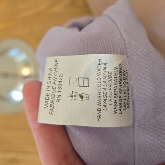 Tobi Halter Style Top Light Purple Womens Size M - Picture 9 of 9